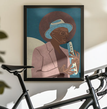 MUSICIAN GUY XIII - Poster / Art Print - interiör