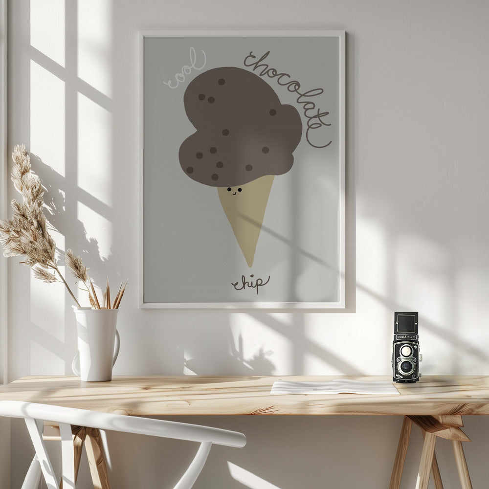Chocolate Chip - Poster / Art Print - interiör
