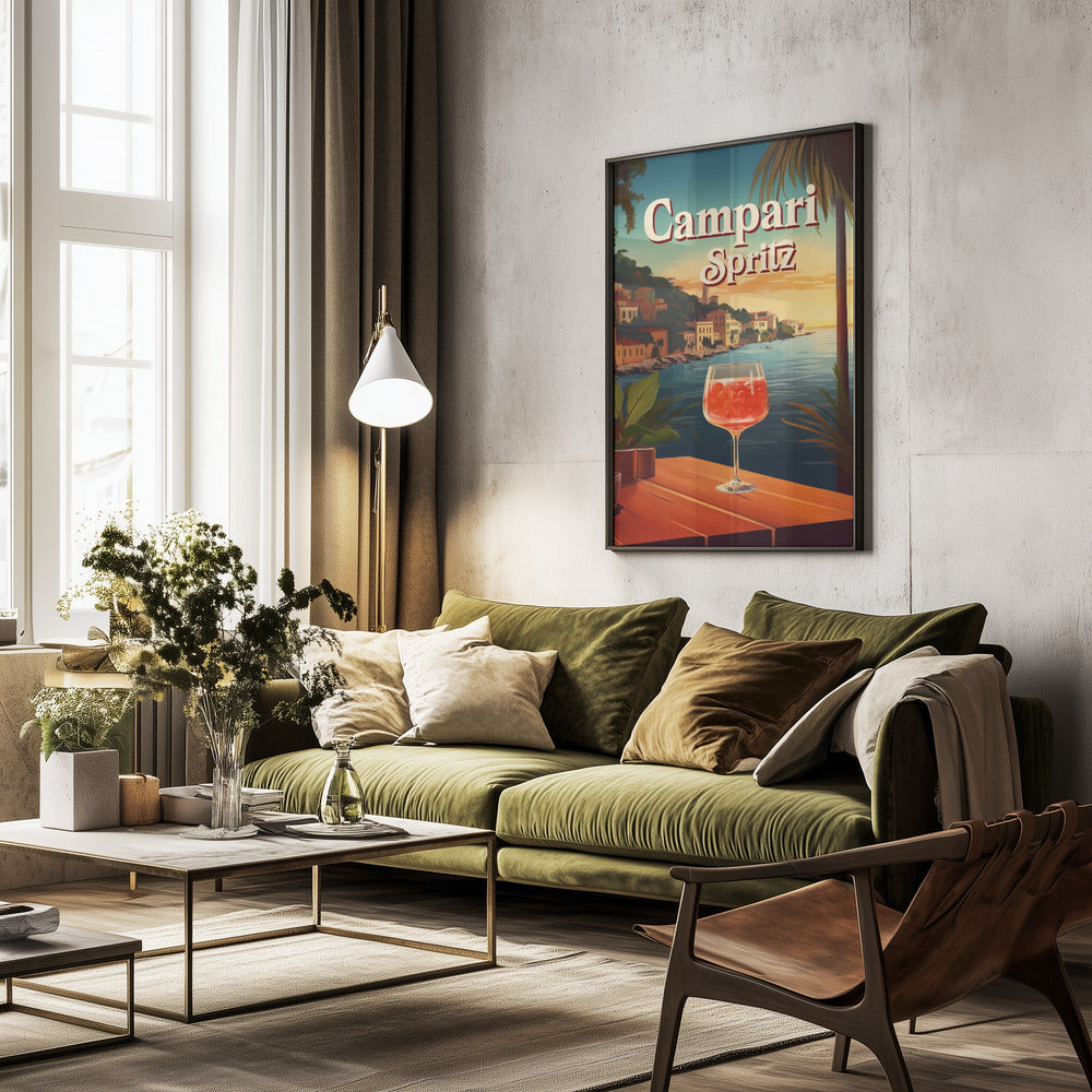 Campari Spritz - Poster / Art Print - interiör