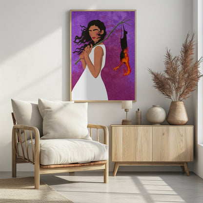 No bra club - Poster / Art Print - interiör