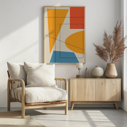 Geox1f  Oju 2x3 - Poster / Art Print - interiör