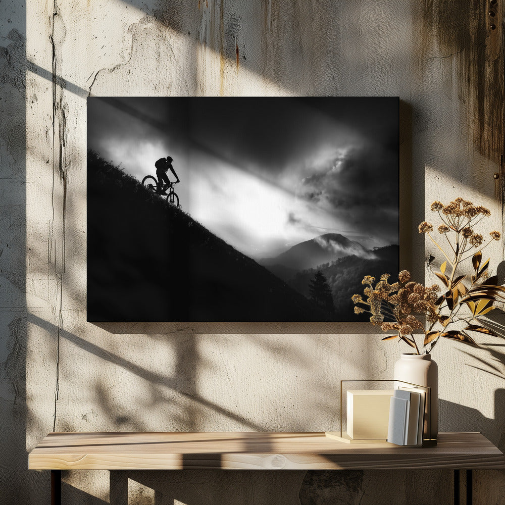 Sunrise ride - Poster / Art Print - interiör