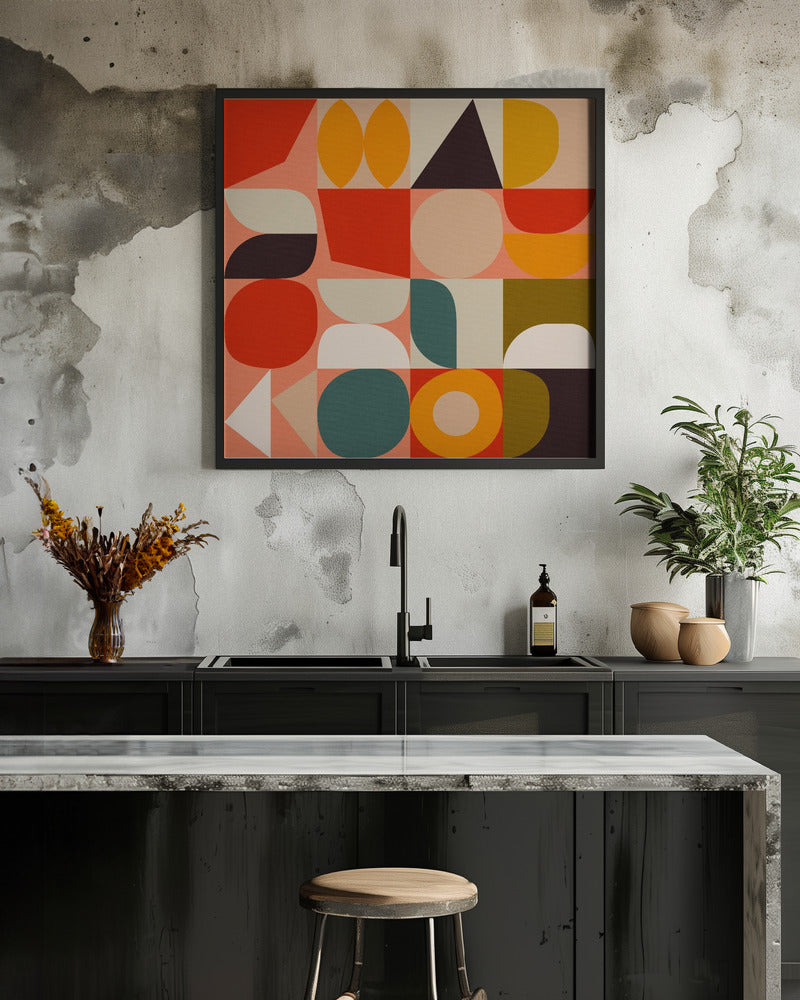 Bauhaus New 4 - Poster / Art Print - interiör