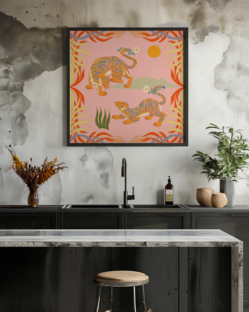 Rawring Playmates - Poster / Art Print - interiör