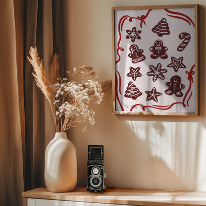 Gingerbread Cookies - Poster / Art Print - interiör