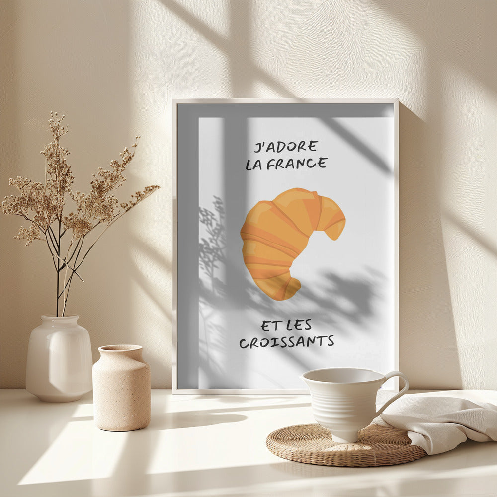 J´adore la france - Poster / Art Print - interiör