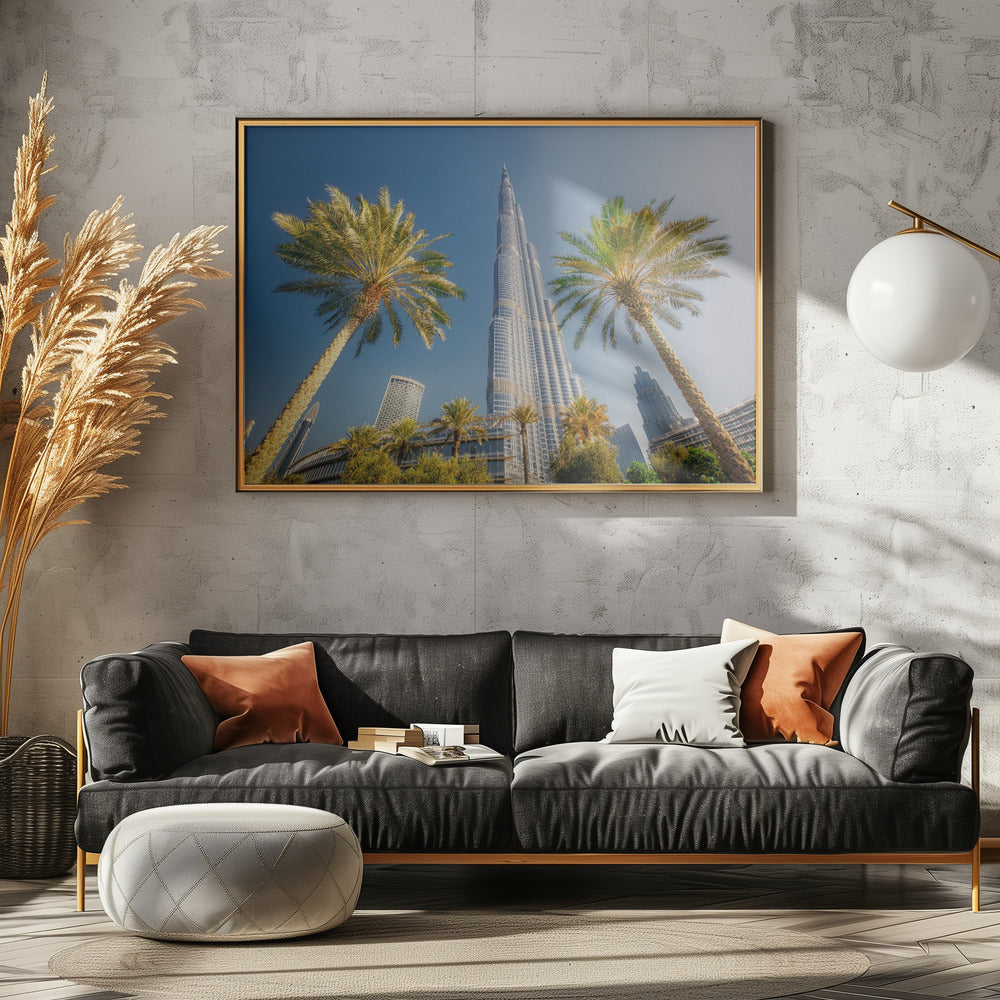 Born to touch the sky - Poster / Art Print - interiör