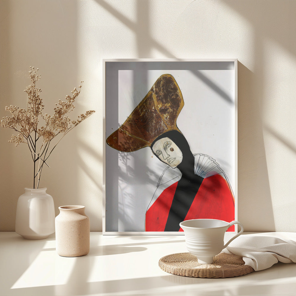The Saint and the Sinner - Poster / Art Print - interiör