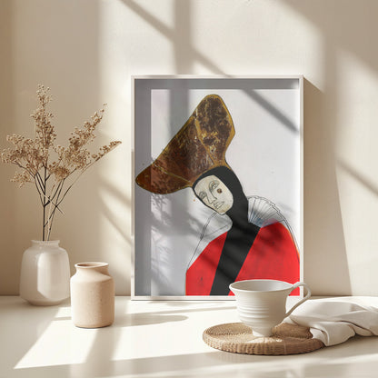 The Saint and the Sinner - Poster / Art Print - interiör