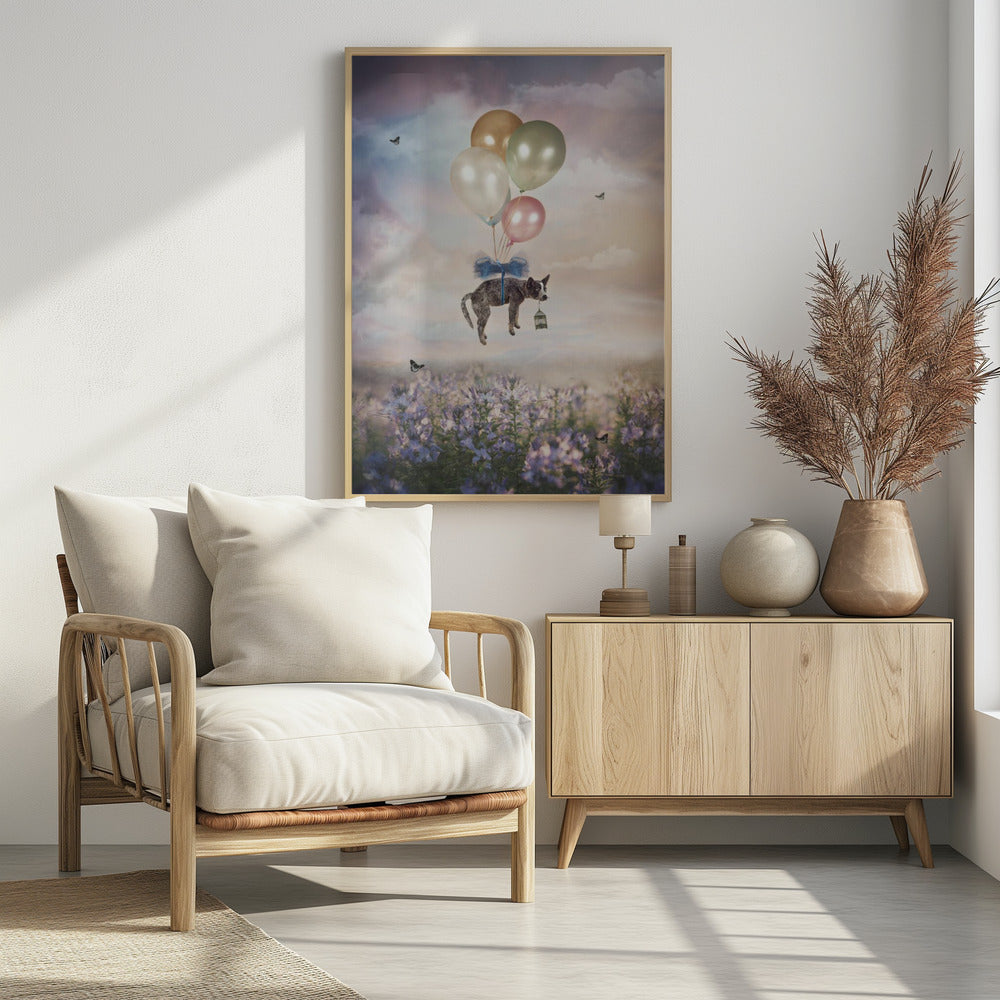 Ballongfärden - Poster / Art Print - interiör