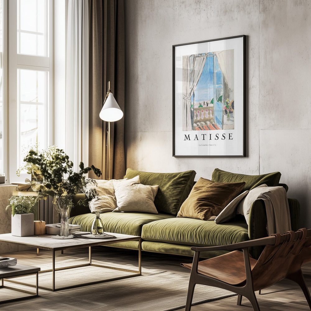 La Fenêtre Ouverte - Poster / Art Print - interiör
