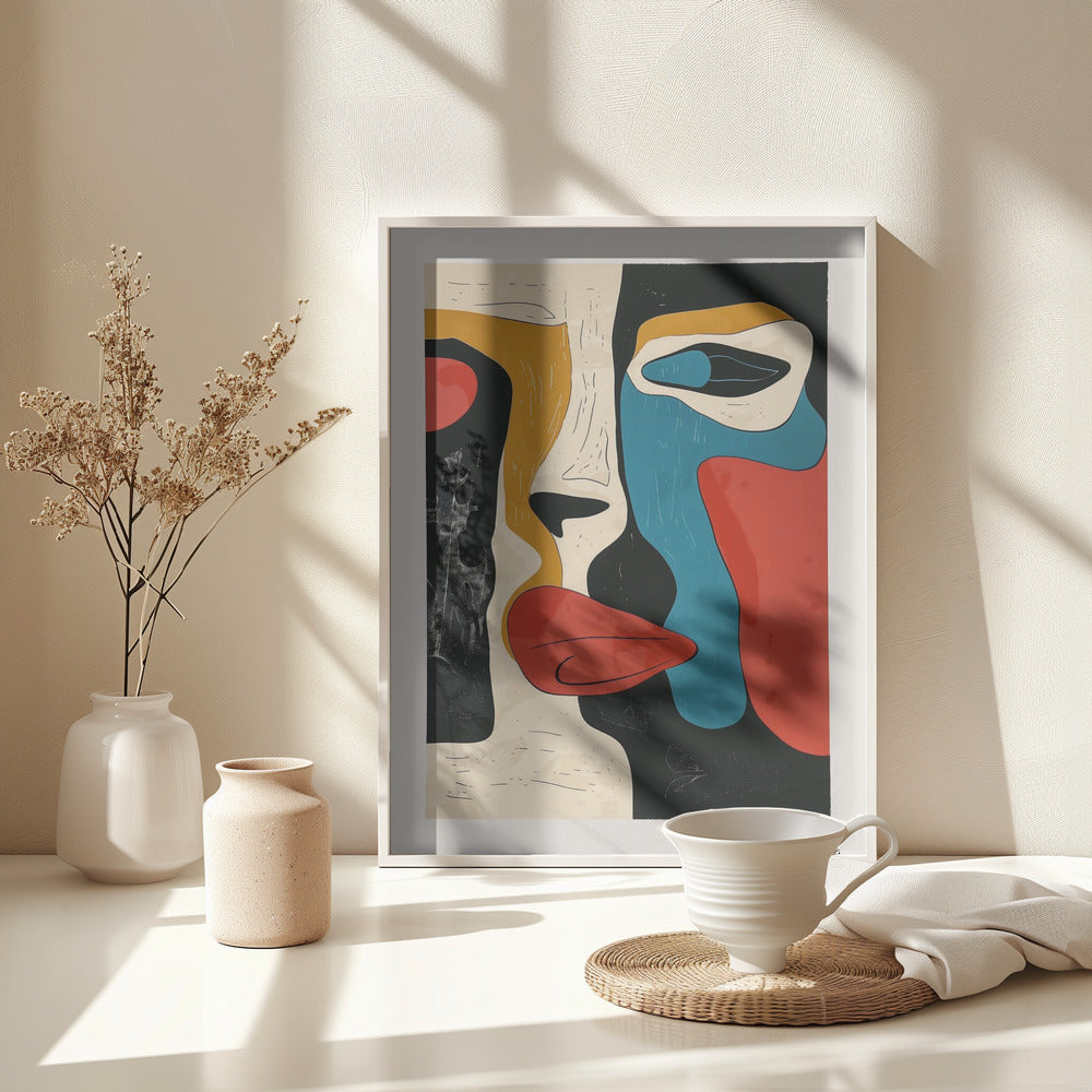The Face - Poster / Art Print - interiör