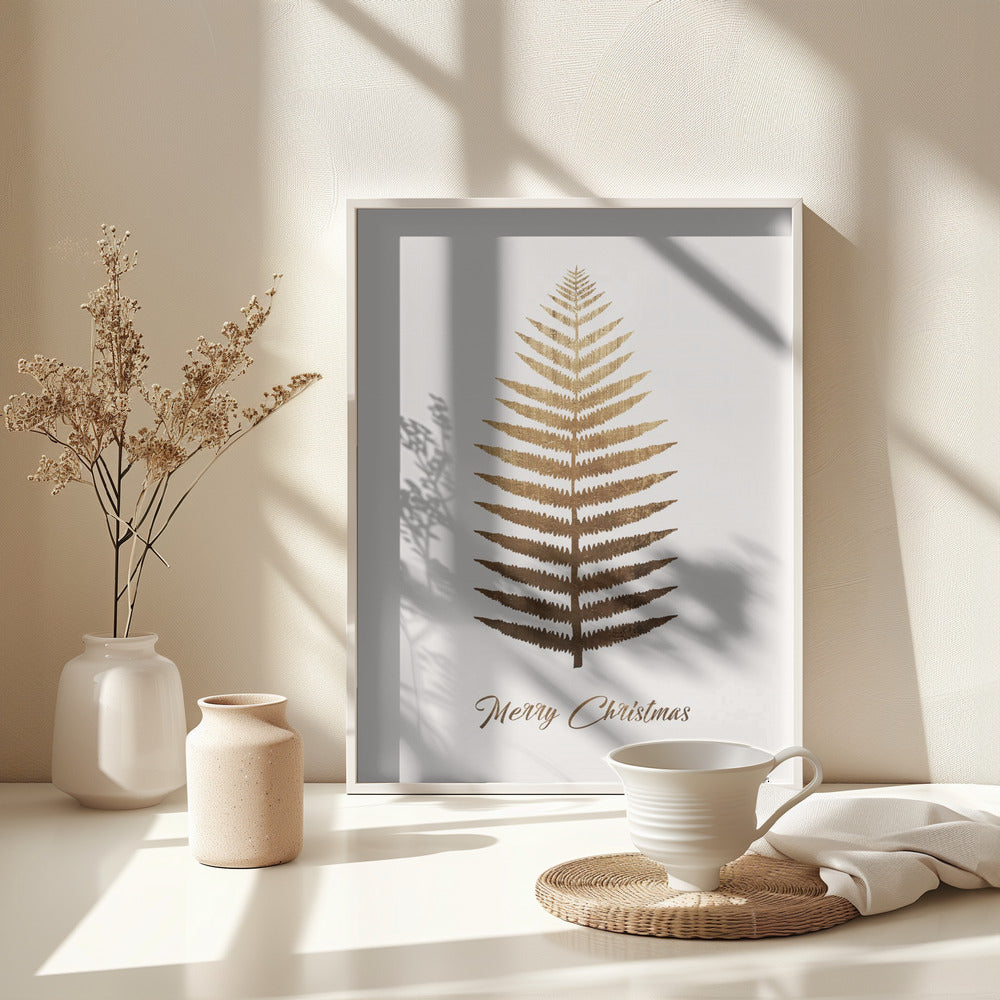 Merry Christmas - Poster / Art Print - interiör