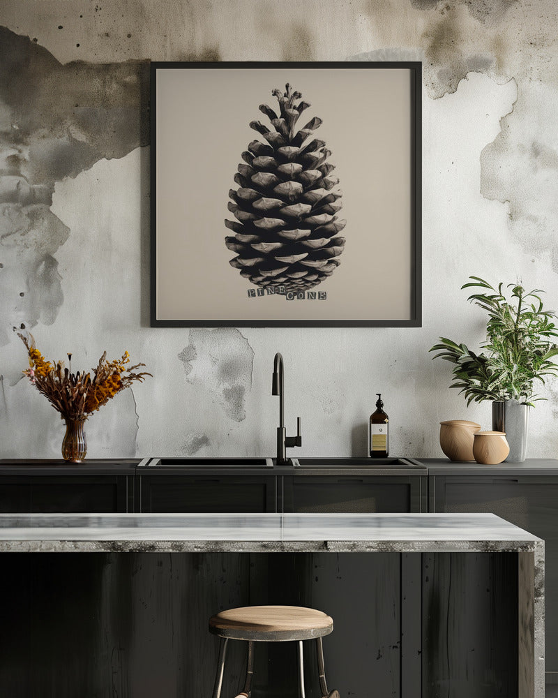 Pine Cone - Poster / Art Print - interiör