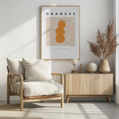 Oranges - Poster / Art Print - interiör