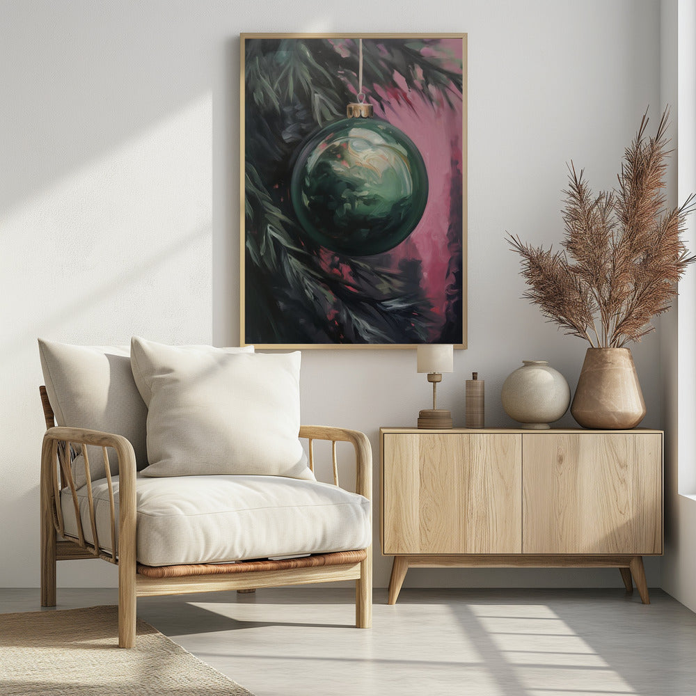 Christmas Bauble No 2 - Poster / Art Print - interiör