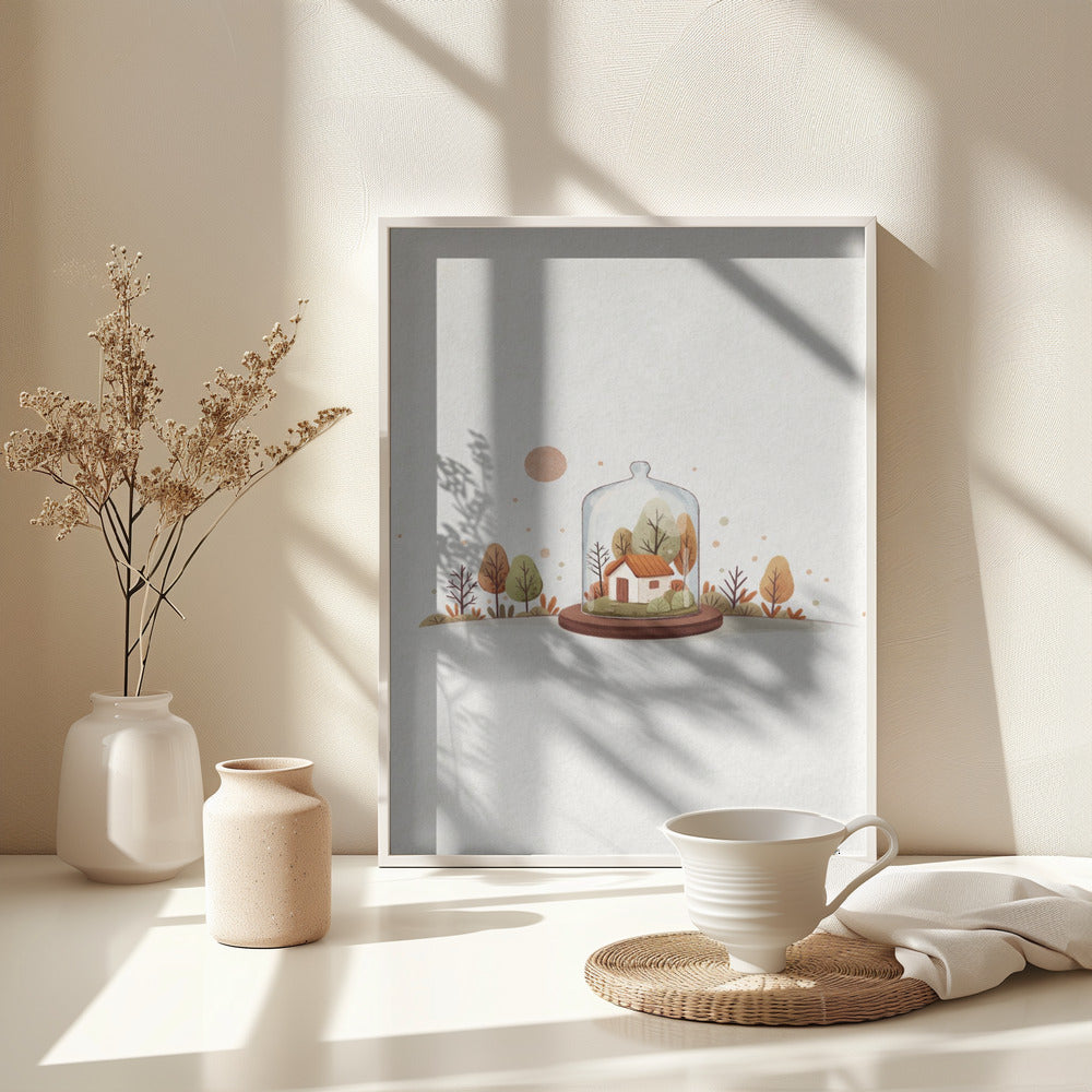 Autumn Tree - Poster / Art Print - interiör