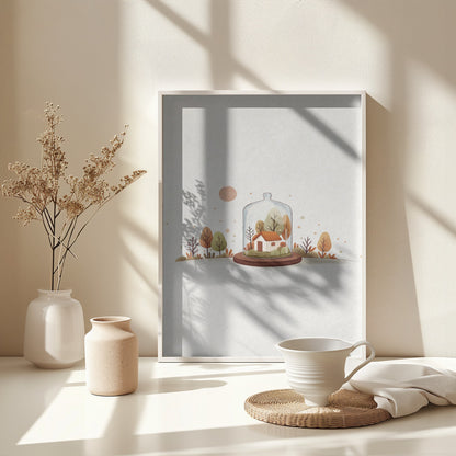 Autumn Tree - Poster / Art Print - interiör