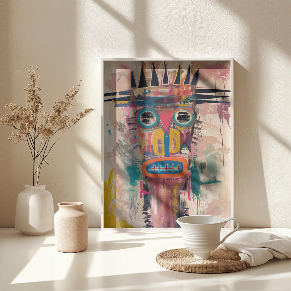 Totem abstract - Poster / Art Print - interiör