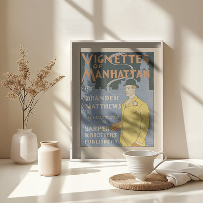 Vignettes of Manhattan (1895) - Poster / Art Print - interiör