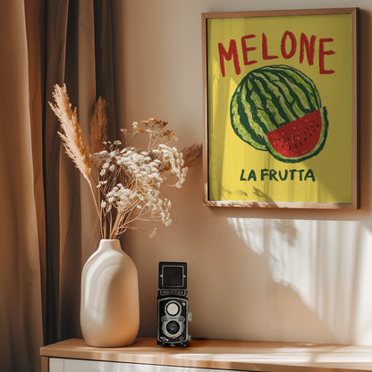 Melon - Poster / Art Print - interiör