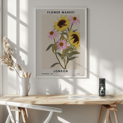 Flower Market. London - Poster / Art Print - interiör