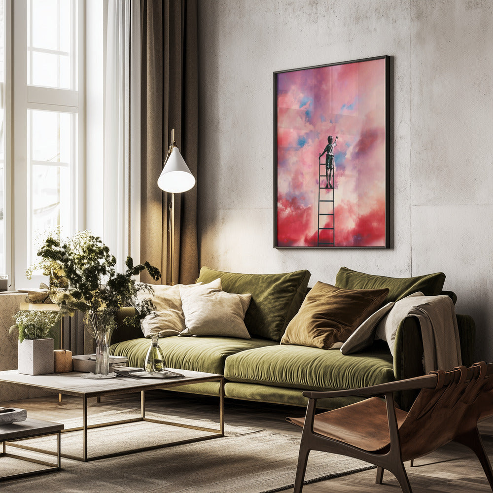 Cloud Painter - Poster / Art Print - interiör