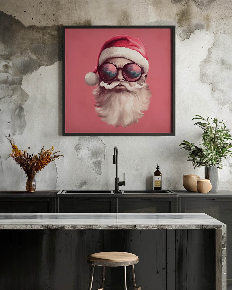 Cool Santa - Poster / Art Print - interiör