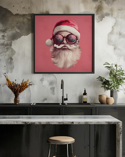 Cool Santa - Poster / Art Print - interiör