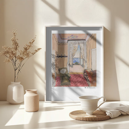 Ma Chambre Au Beau Rivage Boarder - Poster / Art Print - interiör