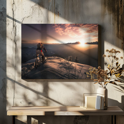 Winter shredding - Poster / Art Print - interiör