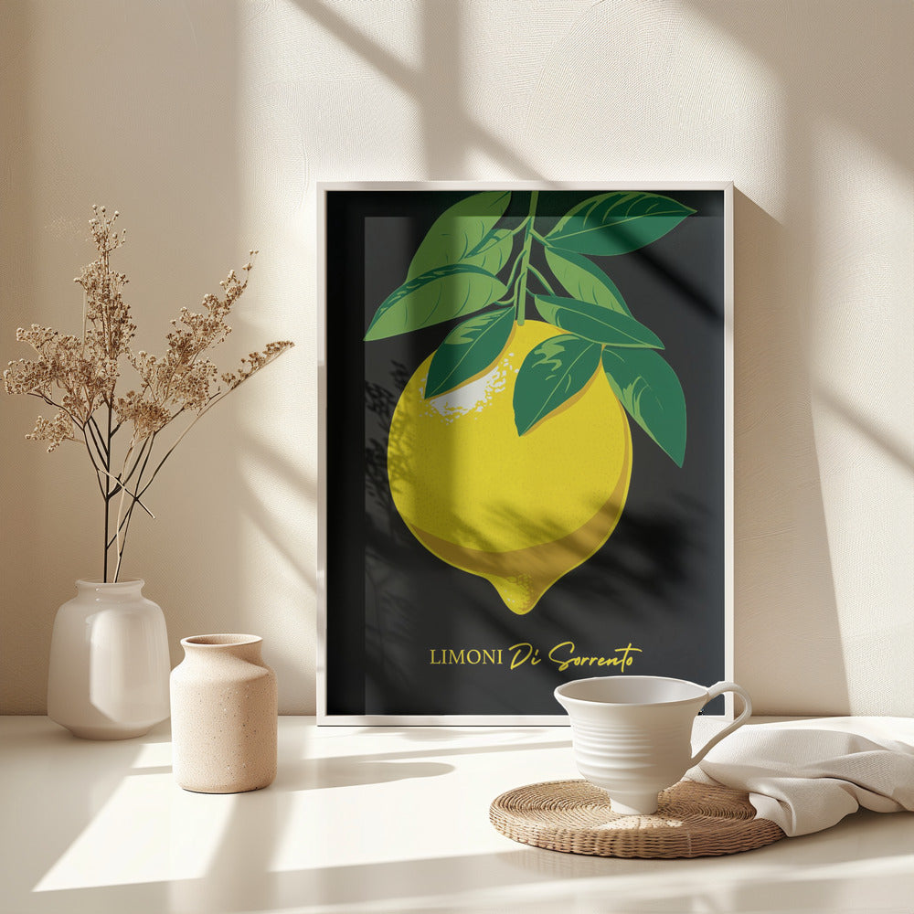 Limoni Di Sorrento - Poster / Art Print - interiör