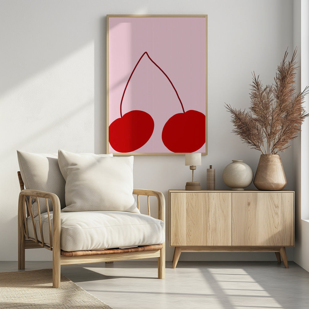 Cherry - Poster / Art Print - interiör