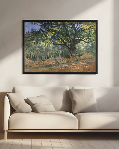 The Bodmer Oak, Fontainebleau Forest (1865) By Claude Monet - Poster / Art Print - interiör