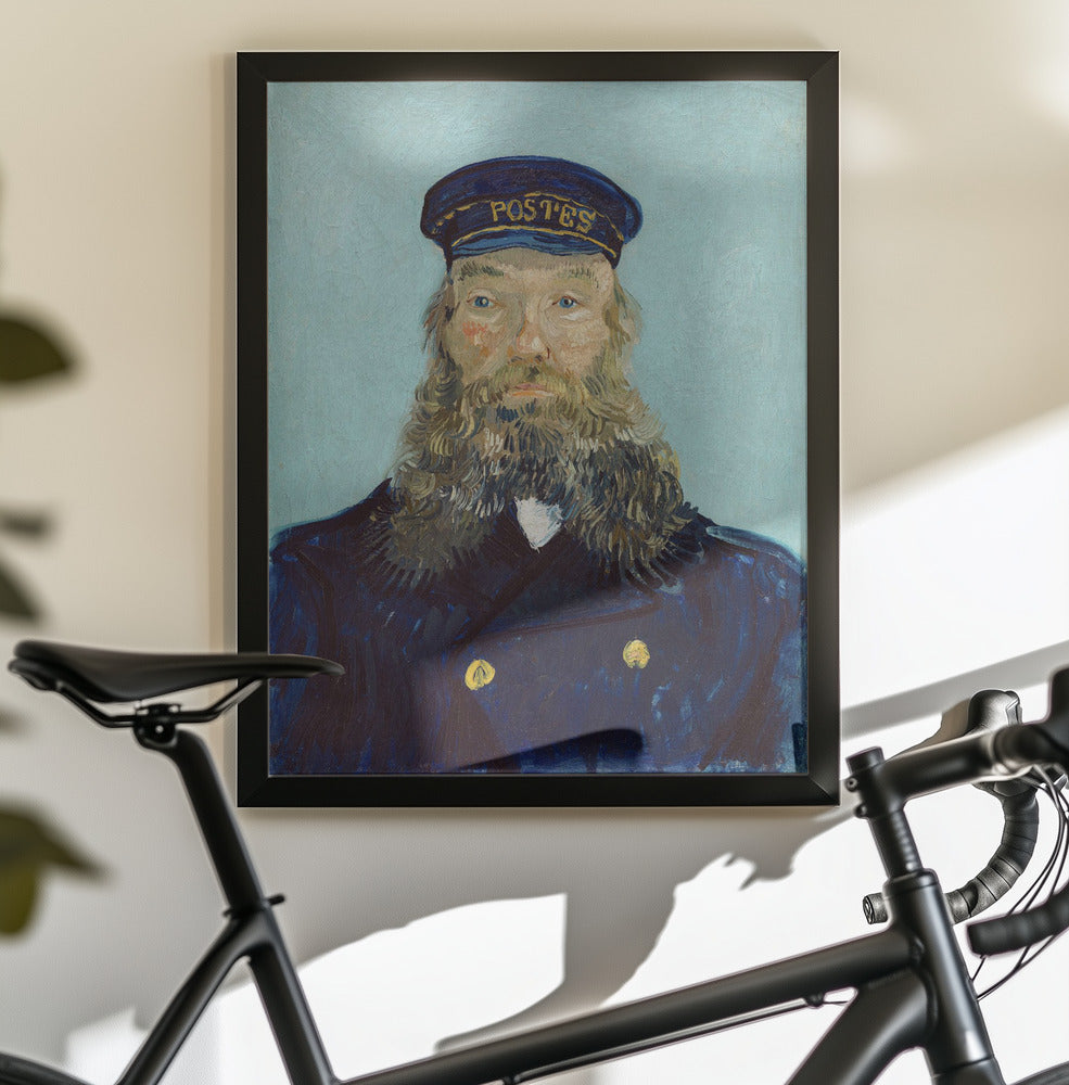 Vincent Van Gogh's Portrait of Postman Roulin (1888) - Poster / Art Print - interiör