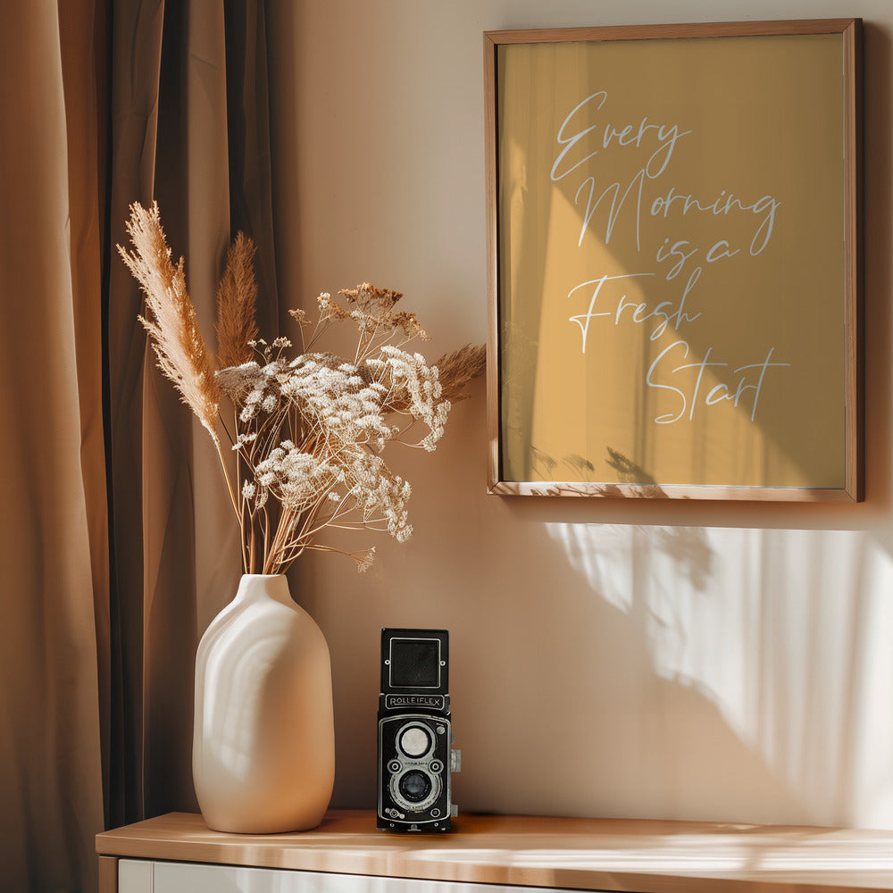Fresh Start - Poster / Art Print - interiör