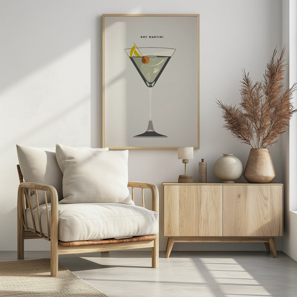 Dry Martini - Poster / Art Print - interiör