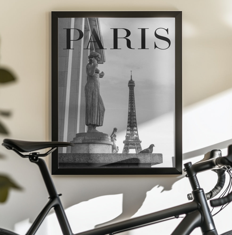 Paris Text 5 - Poster / Art Print - interiör