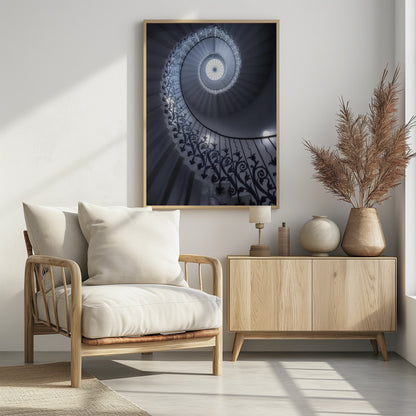 Tulip Stairs - Poster / Art Print - interiör