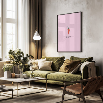 Chilli'n - Poster / Art Print - interiör