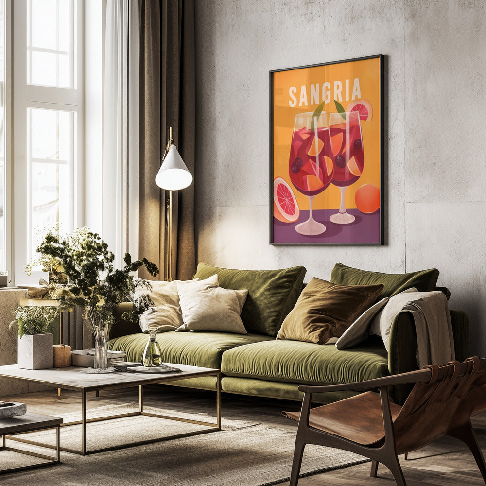 Sangria - Poster / Art Print - interiör