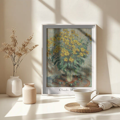 Jerusalem Artichoke Flowers - Poster / Art Print - interiör