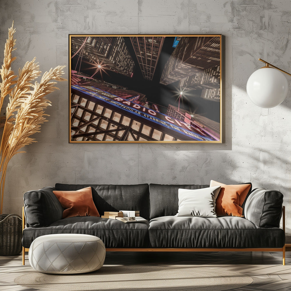 New York Radio City Music Hall - Poster / Art Print - interiör