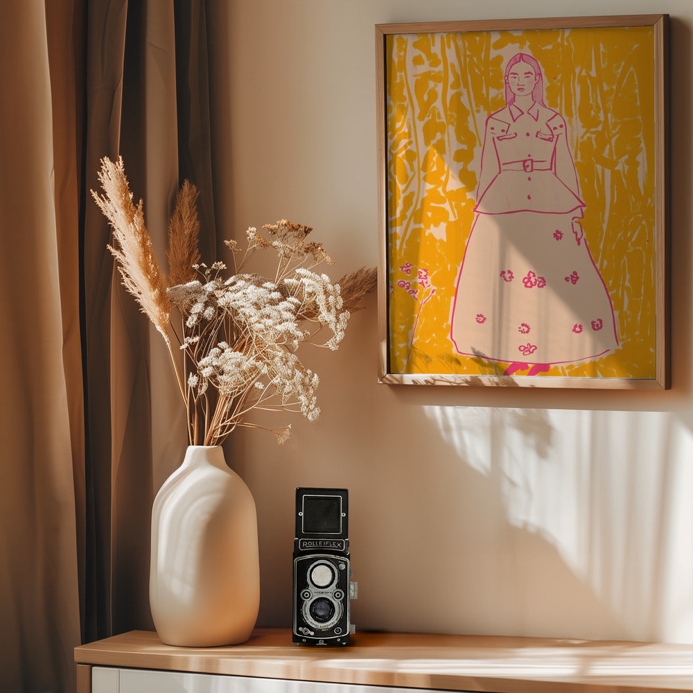 Portrait  No.138 - Poster / Art Print - interiör