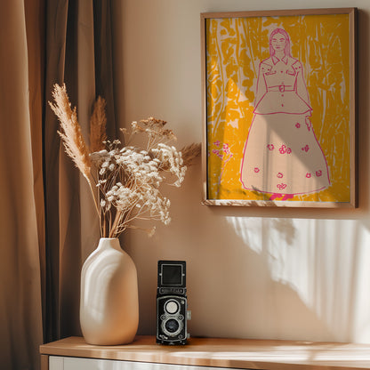 Portrait  No.138 - Poster / Art Print - interiör