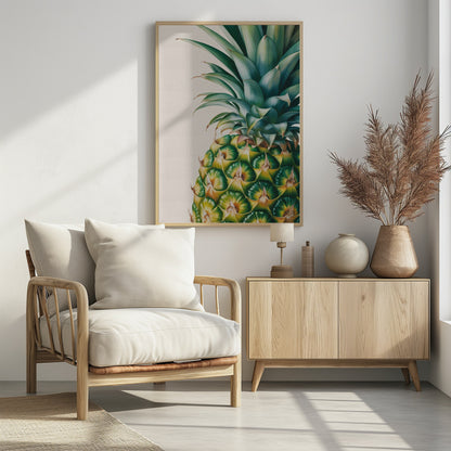 Pineapple Close Up - Poster / Art Print - interiör