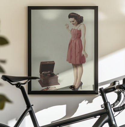 Pin Up Girl III - Poster / Art Print - interiör