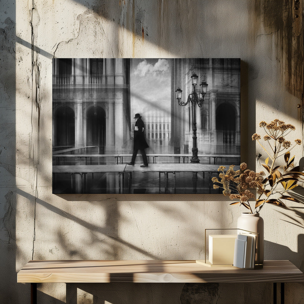 dry footed walk - Poster / Art Print - interiör
