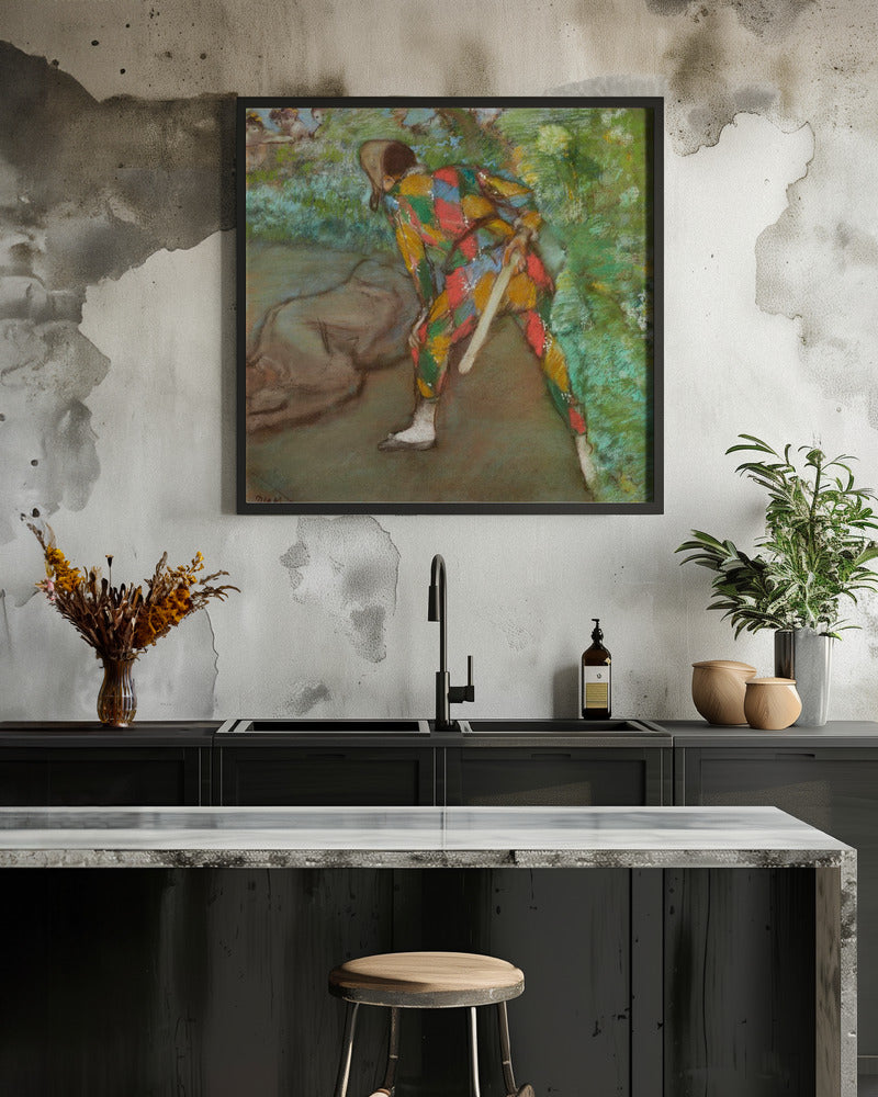 Harlequin No.3 - Poster / Art Print - interiör