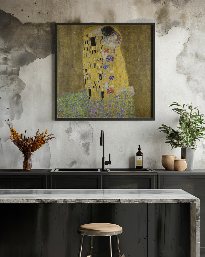 The Kiss (1907–1908) - Poster / Art Print - interiör